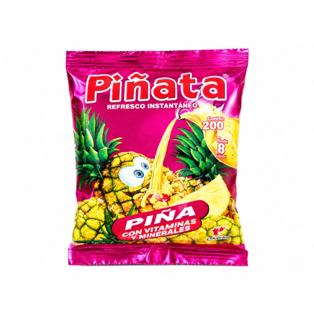 Refresco instantáneo sabor piña Piñata (200 g / 7.05 oz) - Imagen 1