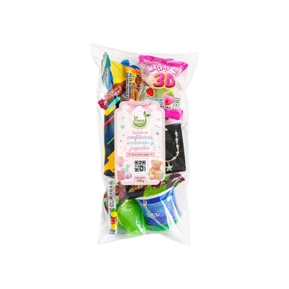 Surtido de confituras, accesorios y juguetes con dulces La Finca (120 g / 4.23 oz) - Imagen 1