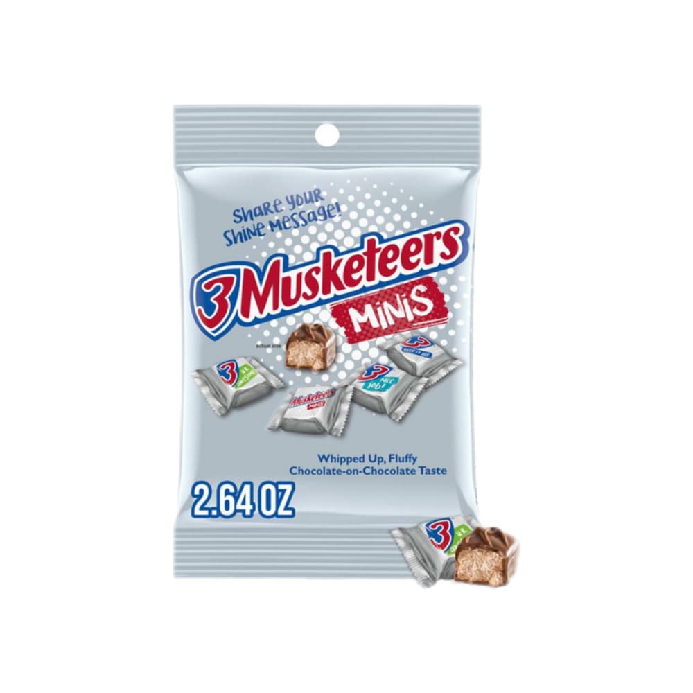 Barras de chocolate minis 3 Musketeers (74.8 g / 2.64 oz) - Imagen 1