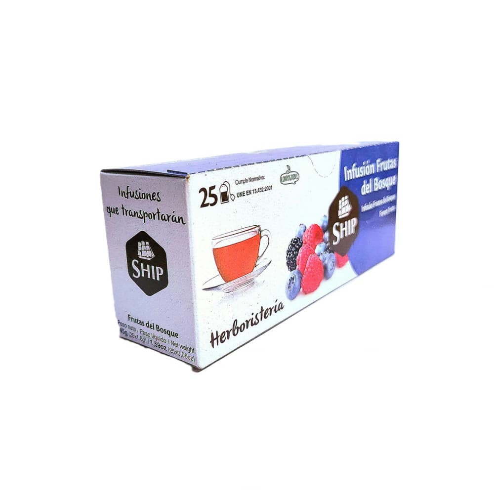 Té frutos del bosque Ship Tes Mundo (45 g / 1.58 oz) - Imagen 1