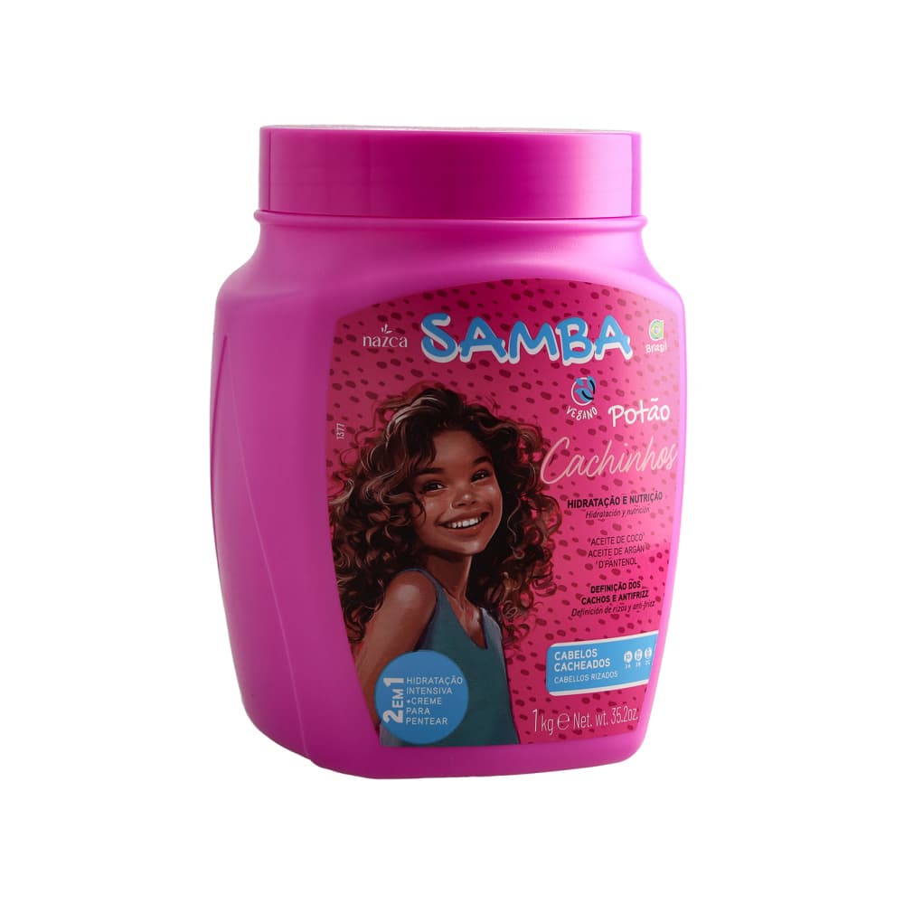 Tratamiento para el cabello 2 en 1 Potão Cachinhos Nazca Samba (1 kg / 2.2 lb) - Imagen 1