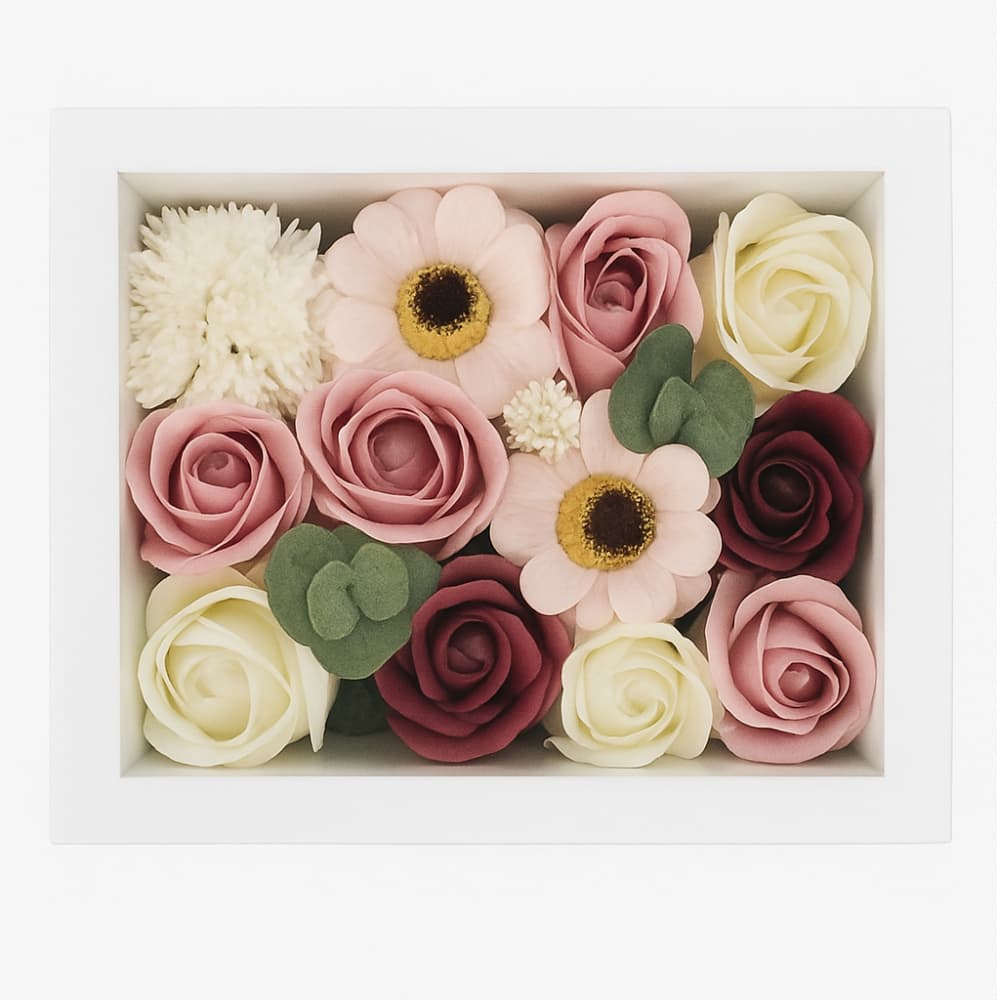 Jabones perfumados en forma de flores Ola Flowers (12 x 20 g) - Imagen 1