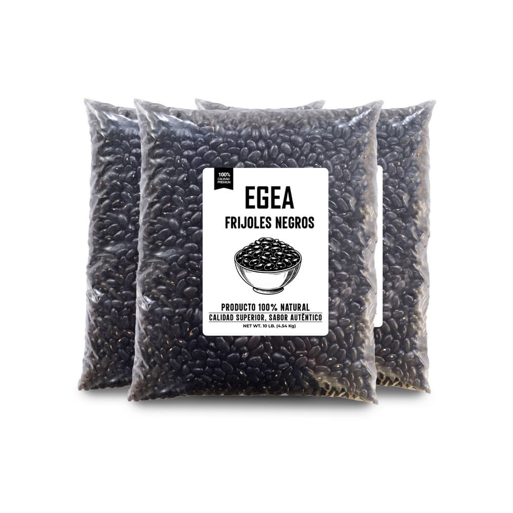 Frijoles negros EGEA (3 x 4.54 kg / 10 lb) - Imagen 1