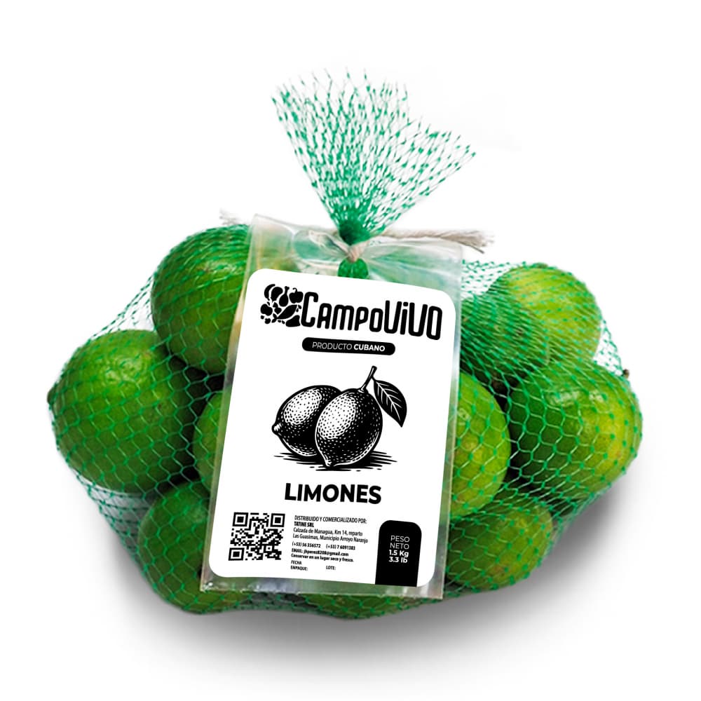 Limones Campo Vivo (1.5 Kg / 3.3 lb) - Imagen 1