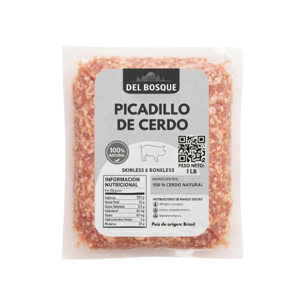 Picadillo de cerdo Del Bosque (453 g / 1 lb) - Imagen 1