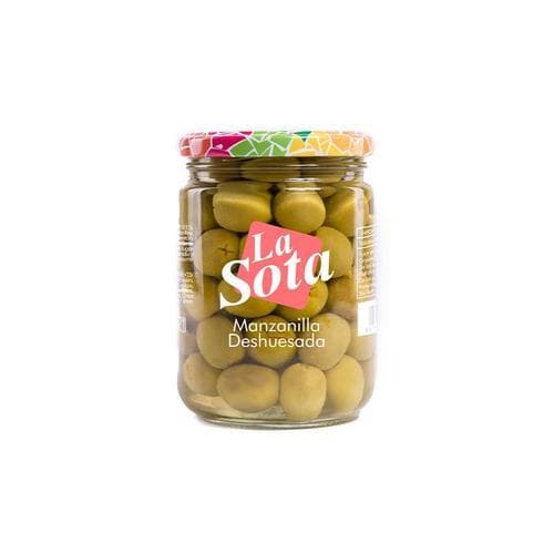 Aceituna Sin Hueso Manzanilla Verde 240/260 Extra (420g) LA SOTA