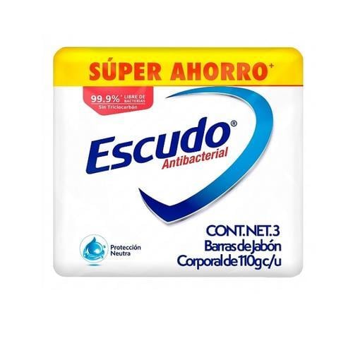 Jabón Escudo Blanco (3u x 110g) AHORRAPACK - Imagen 1