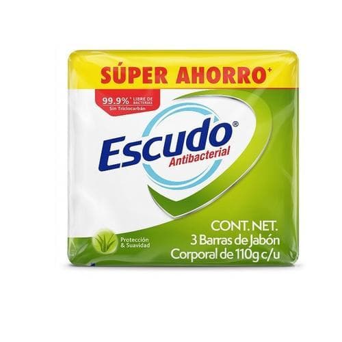 Jabón Escudo Verde (3u x 110g) AHORRAPACK