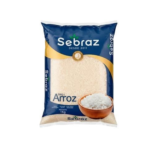 Arroz Blanco Grano Largo (1kg) SEBRAZ
