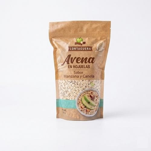 Avena en Hojuelas Sabor Manzana y Canela (500 gr) SANTOGRANO