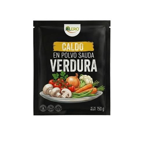 Caldo Concentrado en Polvo Sabor Verduras (36U x7 gr) MACROFOOD