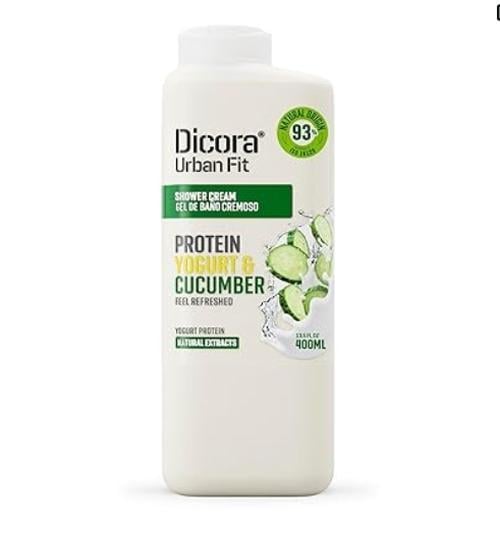 Crema de Ducha Proteica de Yogurt y Pepino (400 ml) DICORA UF - Imagen 1
