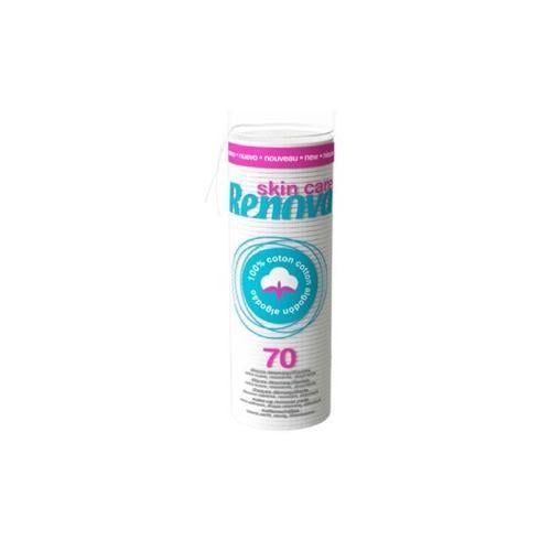 Discos de Algodón Desmaquillador Skin Care Maxi (70ud) RENOVA - Imagen 1