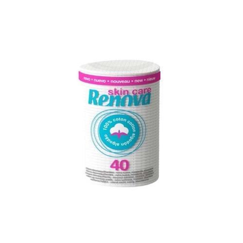 Discos de Algodón Desmaquillador Skin Care Mini (40u) RENOVA - Imagen 1