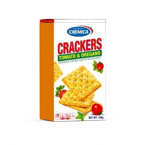 Galletas Crackers con Tomate y Orégano (150g) CREMICA