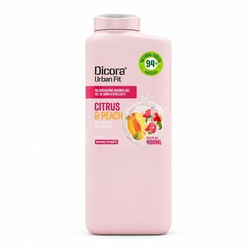 Gel de Baño Nutritivo c/Vit C, Cítrico y Melocotón (400ml) DICORA