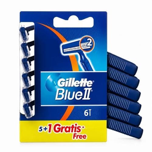 Maquinilla Doble Filo Blue ll Fija (6U) GILLETTE