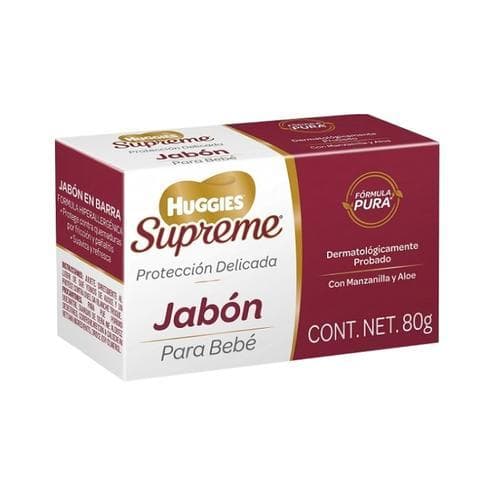 Jabón en Barra Supreme (80g) HUGGIES
