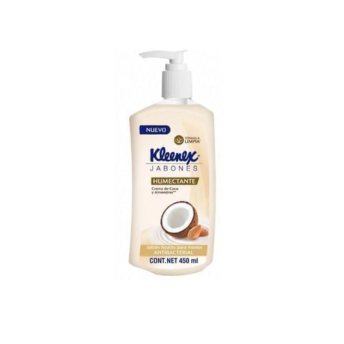 Jabón Líquido Crema de Coco y Almendras (450 ml) KLEENEX - Imagen 1