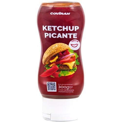 Ketchup Picante (300g) COVIRÁN (Salsa de Tomate / Cátsup)