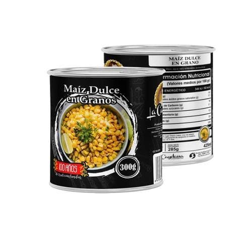 Maíz Dulce en Grano (340g) LA CAYETANA