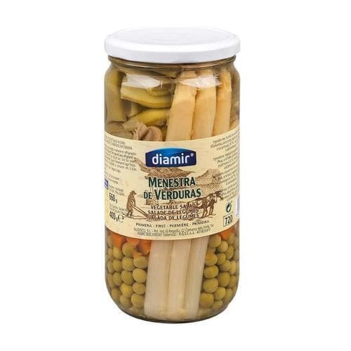 Menestra de Verduras Selección (660g Neto / 400g Escurrido) DIAMIR