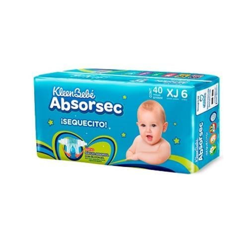 Pañal Desechable Extra Jumbo (40 u) KLEENBEBE - Imagen 1