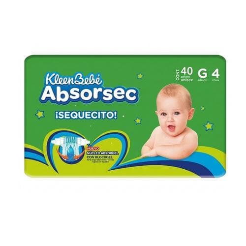 Pañales Desechables Grande (40 piezas) KLEENBEBÉ