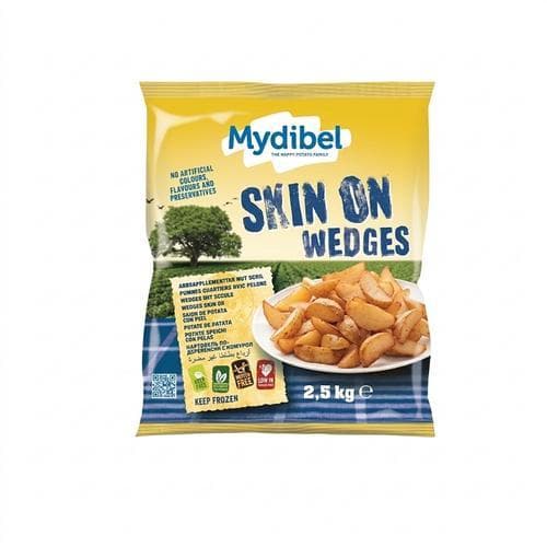 Papa Corte Wedges Gajo con Cascara (2.5kg) MYDIBEL