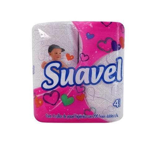 Papel Higiénico (200 hojas dobles) SUAVEL