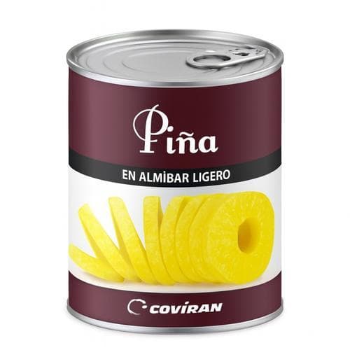 Piña Almíbar Ligero (490g) COVIRAN