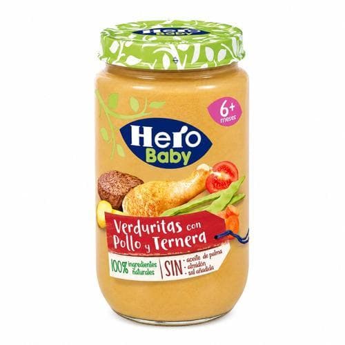 Potito Ternera Pollo Verduras (235g) HERO BABY