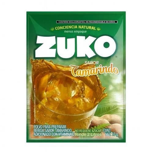 Refresco en Polvo de 2 Litros Sabor Tamarindo (8x13g) ZUKO