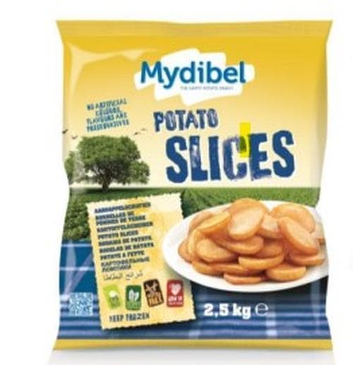 Rodajas de Papas Prefritas Ultracongeladas (2,5 kg) MYDIBEL