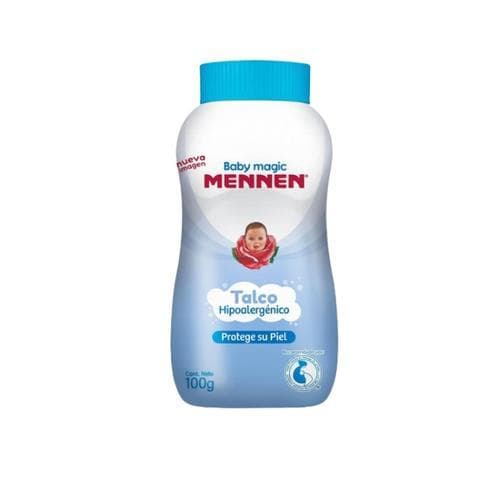Talco para Bebé Magic Azul (100 gr) MENNEN