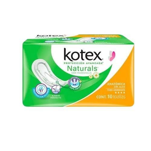 Toallas Femeninas Anatónicas sin Alas (10 u) KOTEX