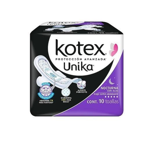 Toalla Femenina Nocturna con Alas (10u) KOTEX