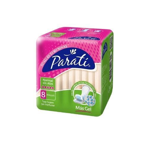 Toallas Higiénicas Normales sin Alas (8U) PARATI