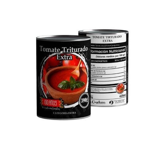 Tomate Triturado Natural Extra (390g) LA CAYETANA