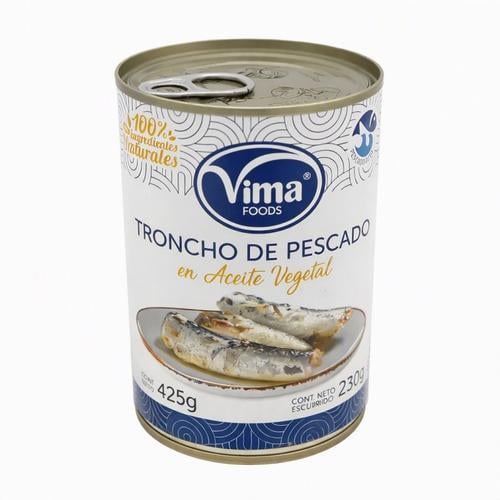 Troncho Pescado en Aceite Vegetal (425g) VIMA - Imagen 1