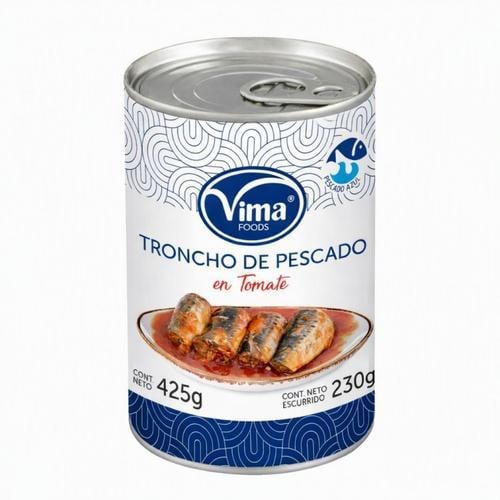 Troncho Pescado en Salsa de Tomate (425g) VIMA - Imagen 1