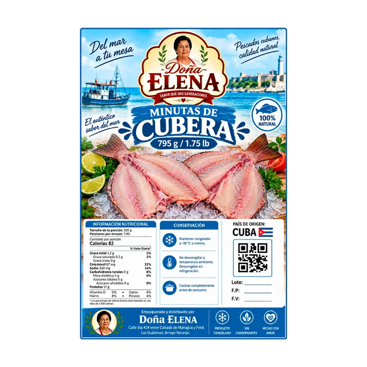 Minutas de cubera Doña Elena (795 g / 1.75 lb) - Miniatura 2