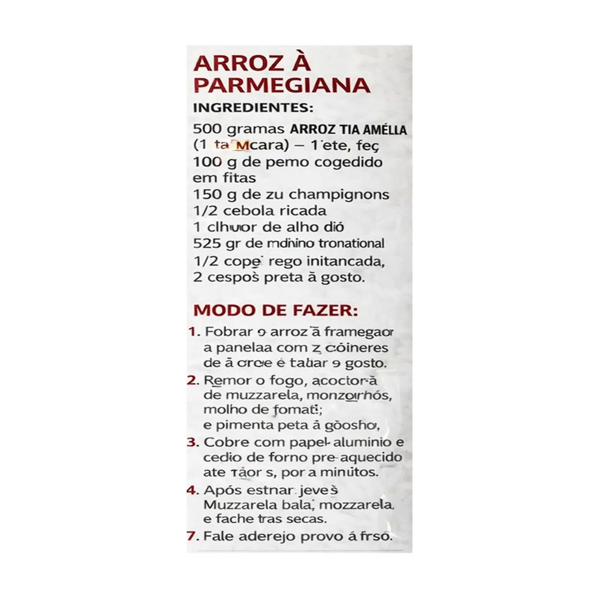 Arroz blanco de grano largo fino Tia Amélia (1 kg / 2.2 lb) - Thumbnail 3