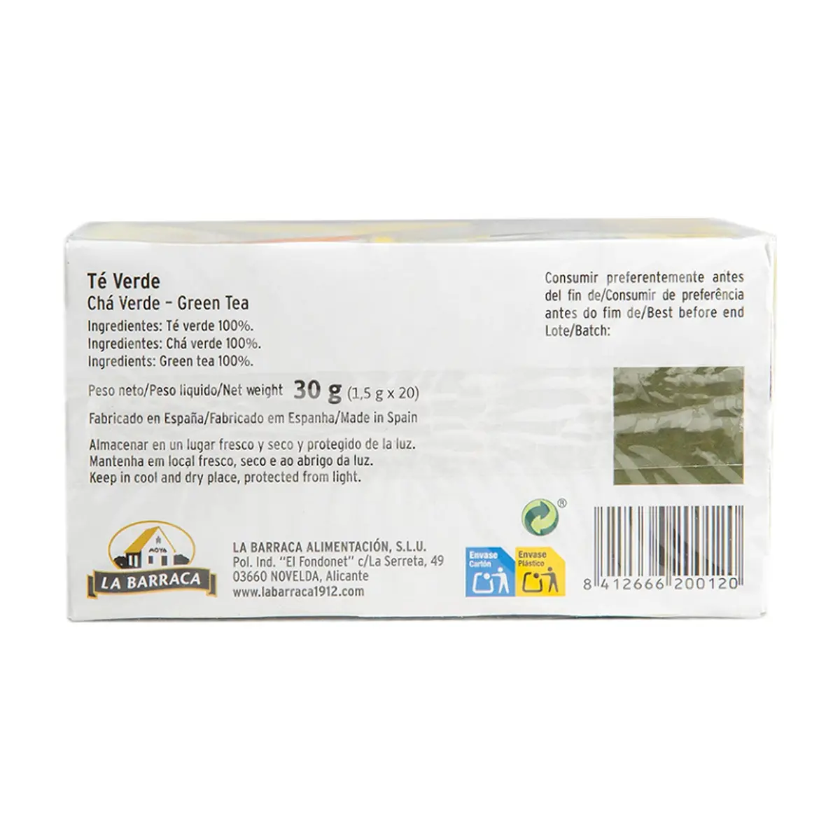 Té verde La Barraca (30 g / 1.05 oz) - Thumbnail 3