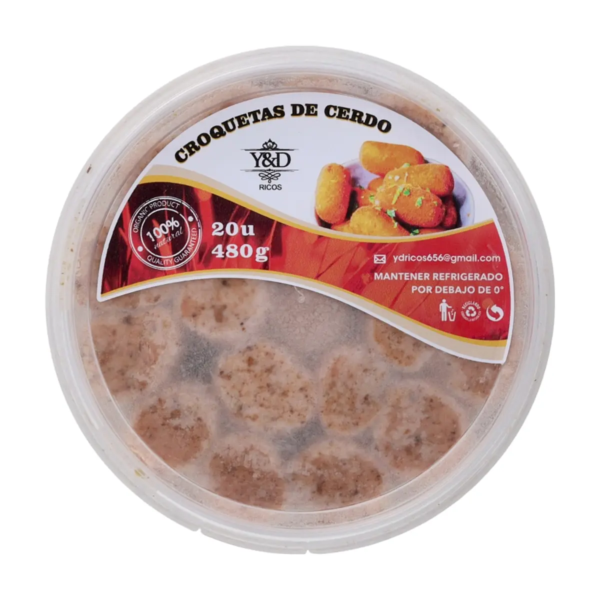 Croquetas de cerdo Y&D Ricos (480 g / 1.05 lb) - Thumbnail 2