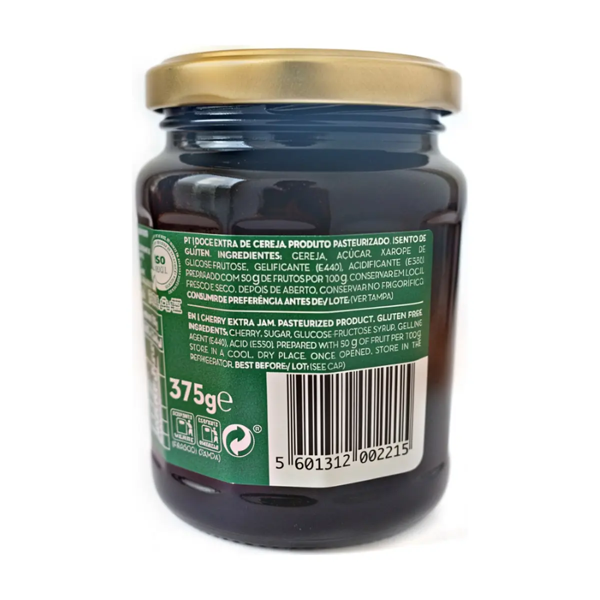 Mermelada extra de cereza Continente (375 g / 13.23 oz) - Thumbnail 3