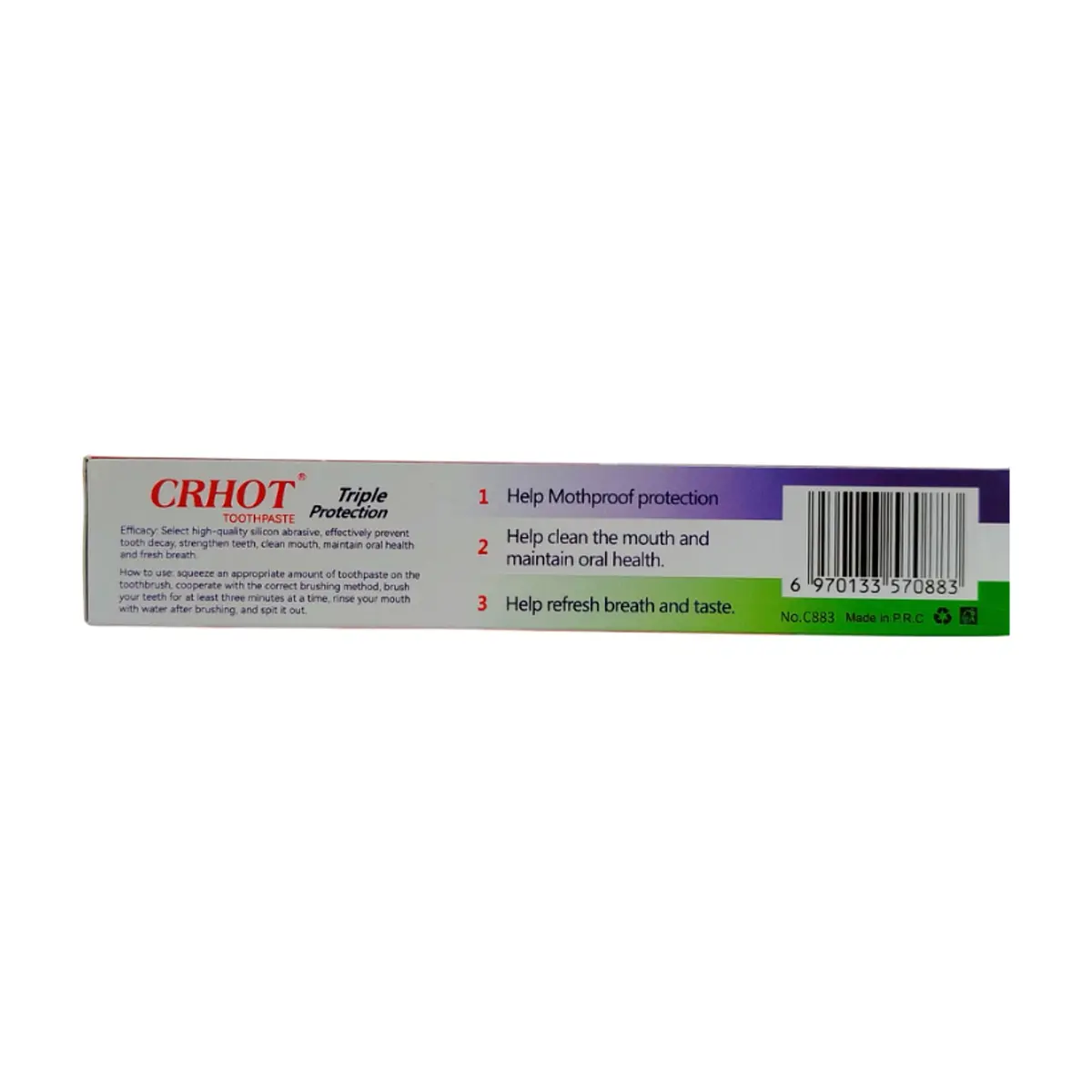 Pasta dental de triple protección Crhot (100 g / 3.5 fl oz) - Thumbnail 4