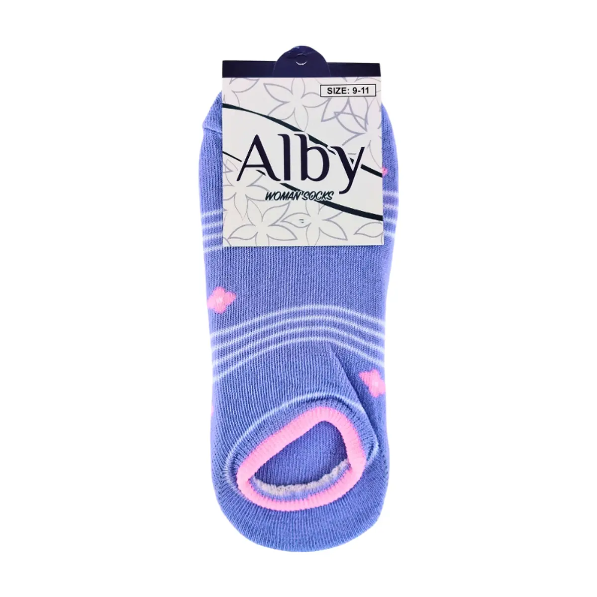 Calcetines deportivos de corte bajo para mujer Alby (Talla 9 - 11)