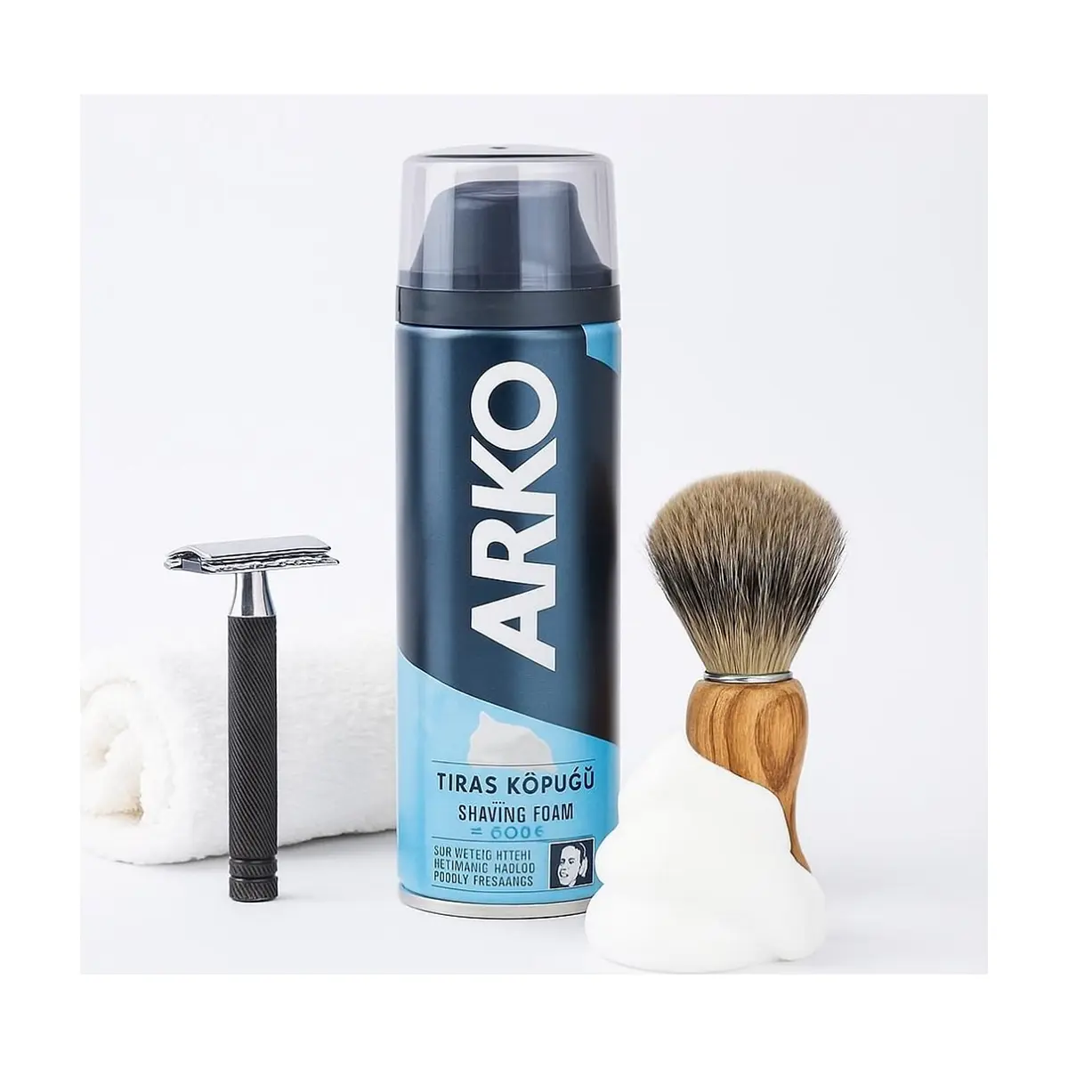 Espuma de afeitar fresca Arko (200 ml) - Thumbnail 4