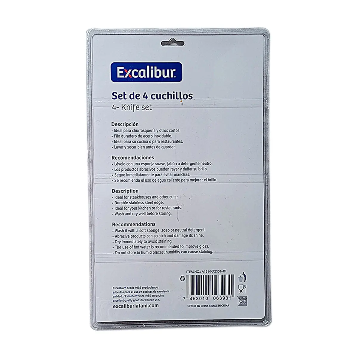 Set de 4 cuchillos de mesa Excalibur - Thumbnail 3